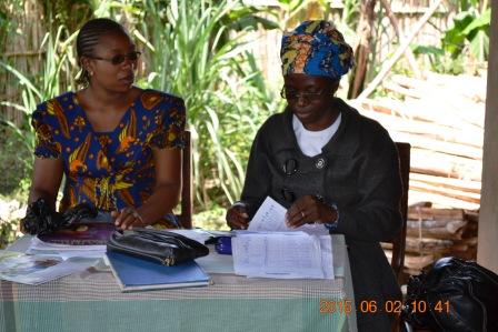 nos animatrices à la sensibilisation chez les mamans de la cellule Londo en ville de Butembo